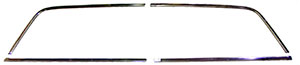 MOLDING SET, 64-67 EL CAMINO REAR WINDOW