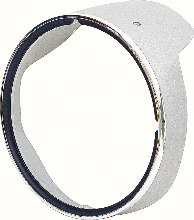 Bezel, 1969 Camaro Heahlight With Chrome - RH