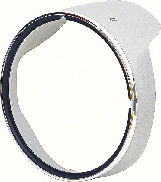 Bezel, 1969 Camaro Heahlight With Chrome - RH