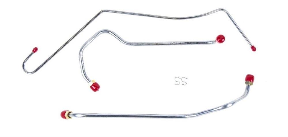 Fuel Line, 1969 Chevelle El Camino 396 Quadrajet 3 Pc OEM