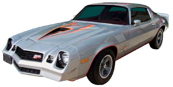 Stencil, 1978 Z/28 Stripe Kit