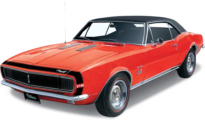 Decal Kit, 1967 Camaro Bumble Bee-Black