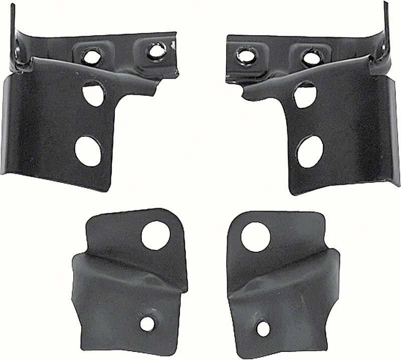 Bracket, 1967-1968 Camaro Rear Bumper Set - 4 Pcs