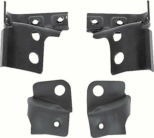 Bracket, 1967-1968 Camaro Rear Bumper Set - 4 Pcs