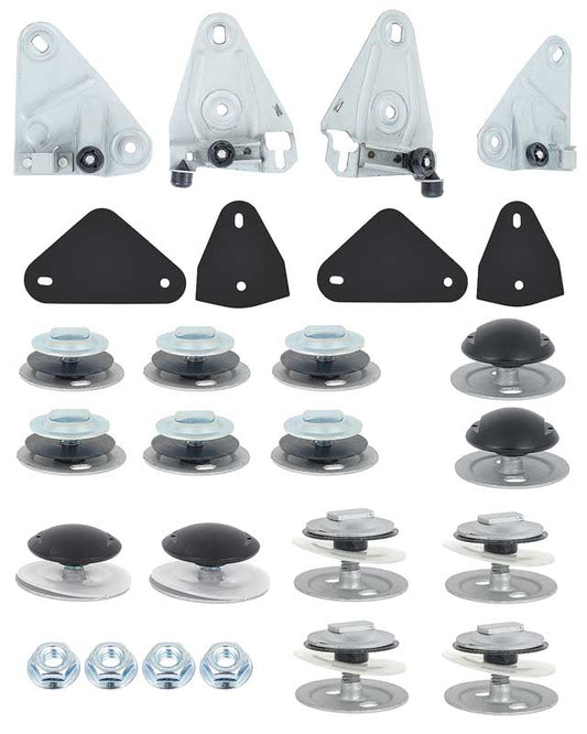 Door Glass Mounting Kit, 1968-1969 Camaro Firebird