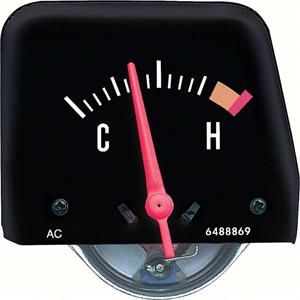 Gauge, 1968-1969 Camaro Temperature Black Face
