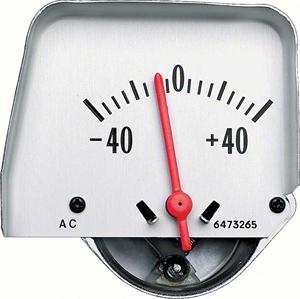 Gauge, 1968-1969 Camaro Amp Silver Face