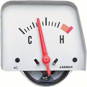 Gauge, 1968-1969 Camaro Temperature Silver Face