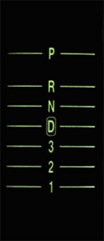 Sticker, 1970-1972 Camaro Overdrive Shift Indicator