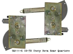 Power Window Kit, 1968 To 1972 Nova - Rear