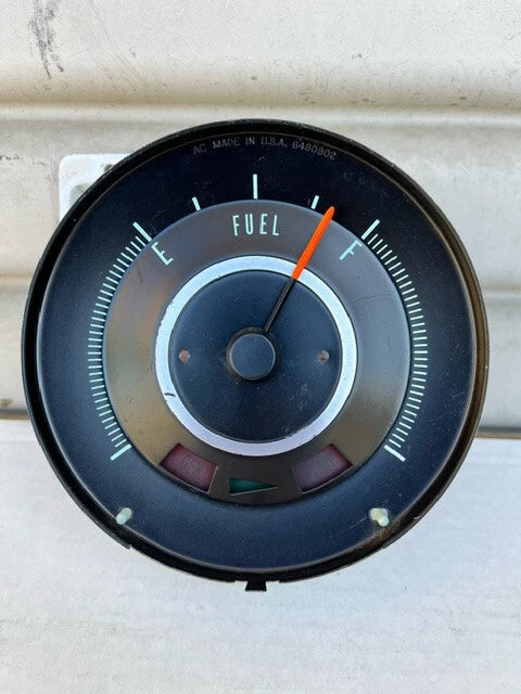 Used Original GM 1967 Chevrolet Camaro Firebird Fuel Gauge Warning Lights