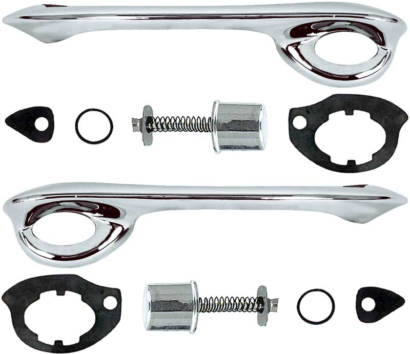 Handles, 1967-1969 Camaro Outside Door Kit - Budget