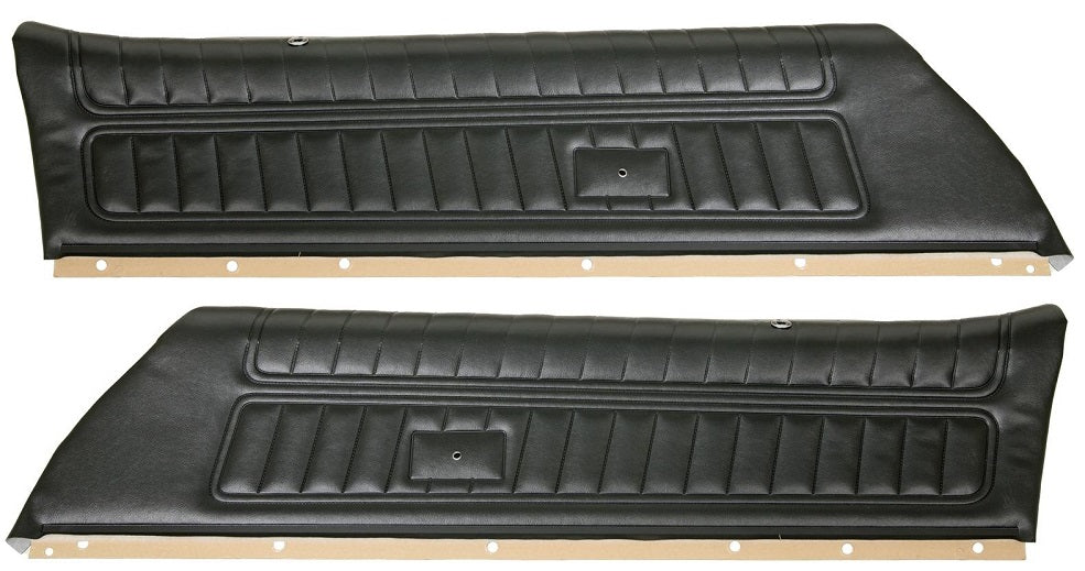 Door Panels, 1976-1977 Camaro Front Standard Preassembled - Pair