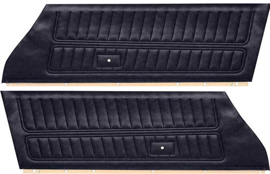Door Panels, 1976 Camaro Standard Front Unassembled - Pair