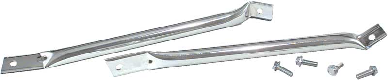 Bars, 1967-1969 Camaro Radiator Reinforcement-Chrome