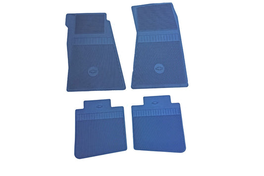 Floor Mats, 1967-1981 Camaro Bowtie 4 Piece Set
