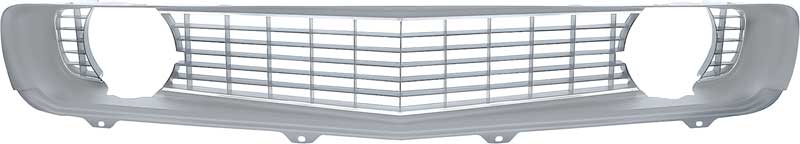 Grill, 1969 Camaro Standard - Silver