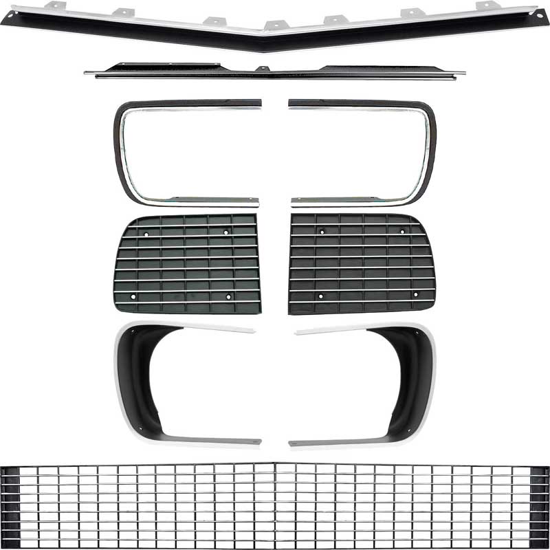 Grill Kit, 1967-1968 Camaro RS