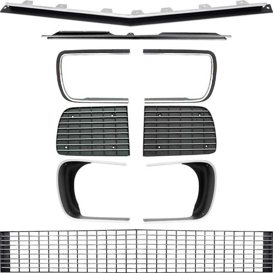 Grill Kit, 1967-1968 Camaro RS