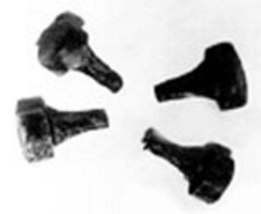 Stoppers, 1967-1969 RS Headlight Door - 4 Pcs