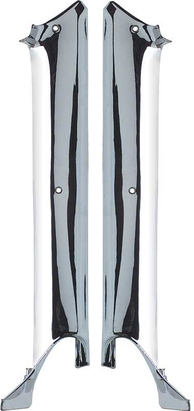 Molding, 1967 Camaro Pillars Hardtop Chrome - PR