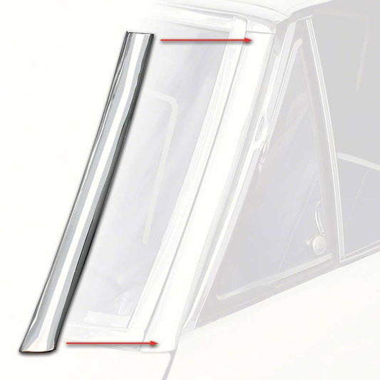 Molding, 1967-1969 Camaro Convertible Outside Pillar - LH