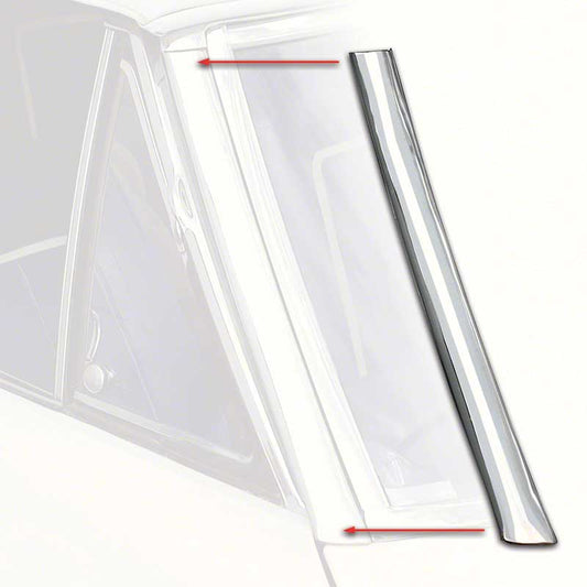 Molding, 1967-1969 Camaro Convertible Outside Pillar - RH