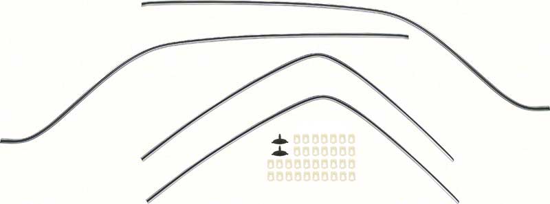 Molding, 1969 Camaro Vinyl Top (4Pcs)