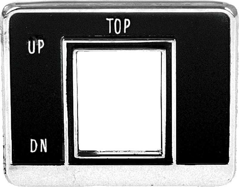 Bezel, 1969 Camaro Chevelle Convertible Top Switch