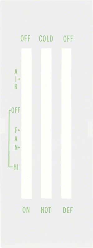 Lens, 1969 Camaro Heater Control No Ac