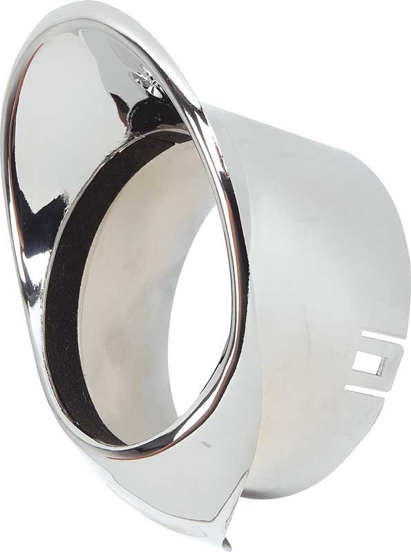 Bezel, 1967-1968 Camaro 1966-1967 Chevelle El Camino Air Vent Chrome - LH