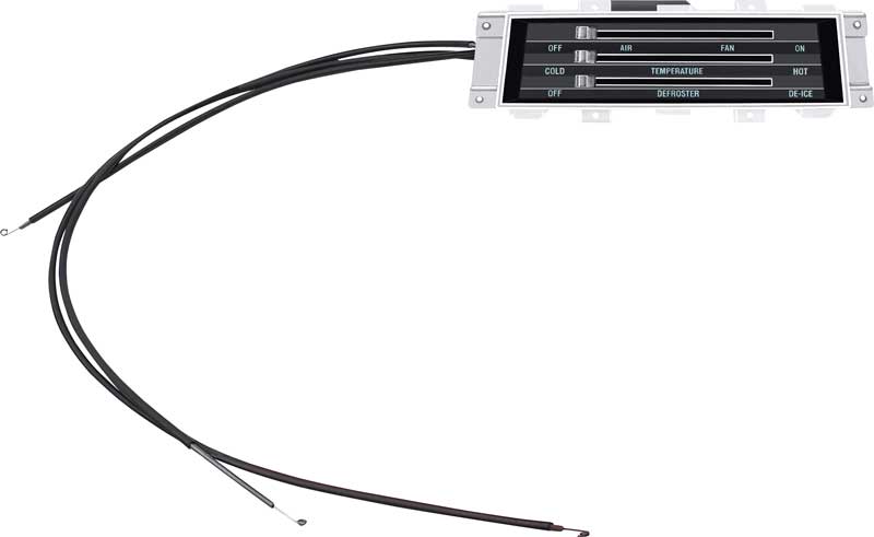 Heater Control, 1968 Camaro No AC With Cables