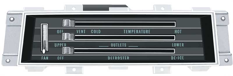 Heater Control, 1968 Camaro AC With Cables