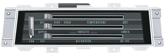 Heater Control, 1968 Camaro AC With Cables