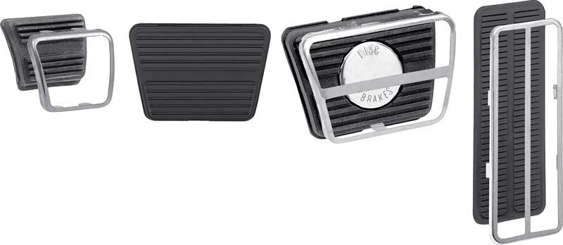 Pedal Pad Kit, 1969-1981 Camaro Manual Transmission - Disc Brakes