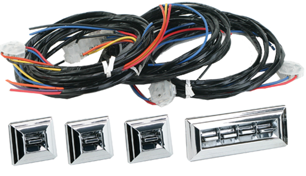 Switch Kit, Power Window 4 Window OE Style Chrome