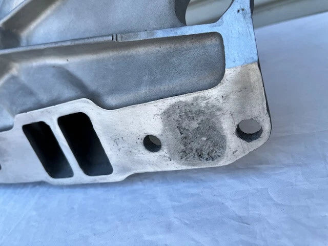 Used Early PAT PENDING Edelbrock TORKER 2725 Intake Manifold Small Block Chevy