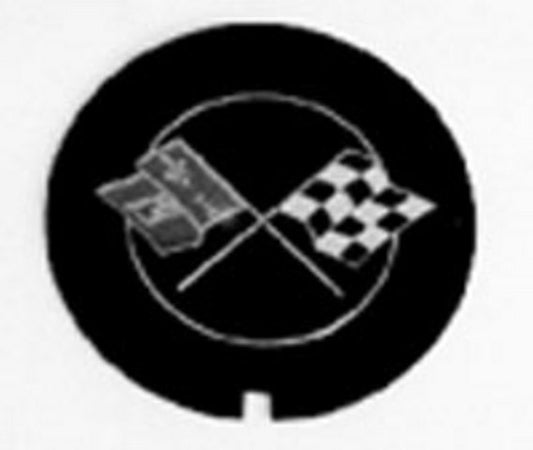 Valve Cover Cross Flag Emblem