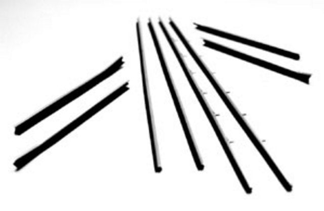 Window Felt, 1968-1972 Nova 2 Door Sedan With Original Style Outer Felts