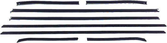 Window Felts, 1967 Camaro - Convertible With Flat Chrome Out Bead