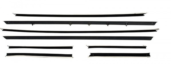 Window Felts, 1968-1969 Camaro - Coupe With Flat Outer Chrome Bead