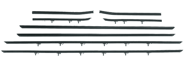 Window Felts, 1968 Camaro - Coupe With Special Molding