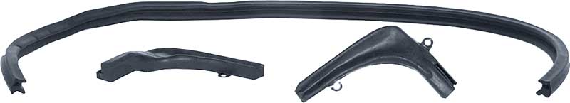 Weatherstrip, 1967-1969 Camaro Convertible Top Header