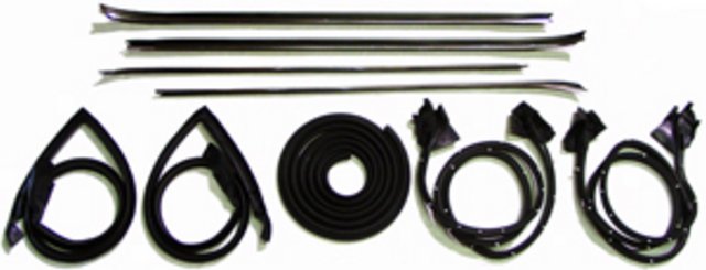 Weatherstrip Kit, 1970-1981 Camaro With Outer Reveal Moldings