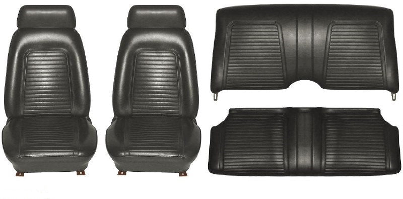 Seat Cover, 1969 Camaro Standard Front Buckets & Rear Set