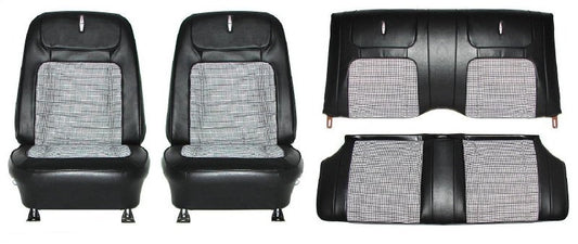Seat Cover, 1968 Camaro Front & Rear Houndstooth Set