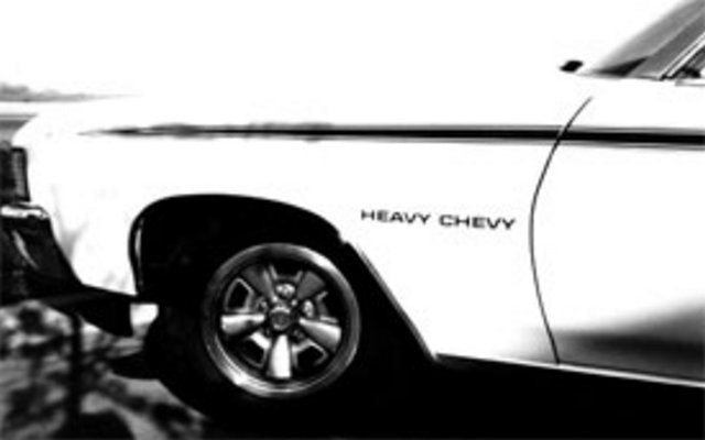 Stencil, 1971-1972 Heavy Chevy Chevelle Stripe - Black