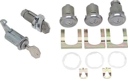 Lock Set, 1962-1964 Nova Ignition, Door, Glove & Trunk