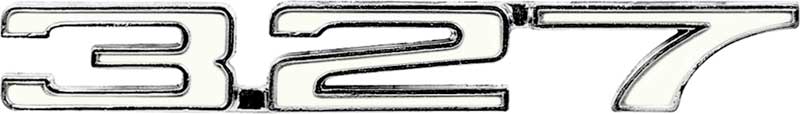 Emblem, 1968 Camaro 327 Fender - RH