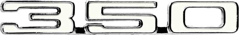 Emblem, 1968 Camaro 350 Fender - RH